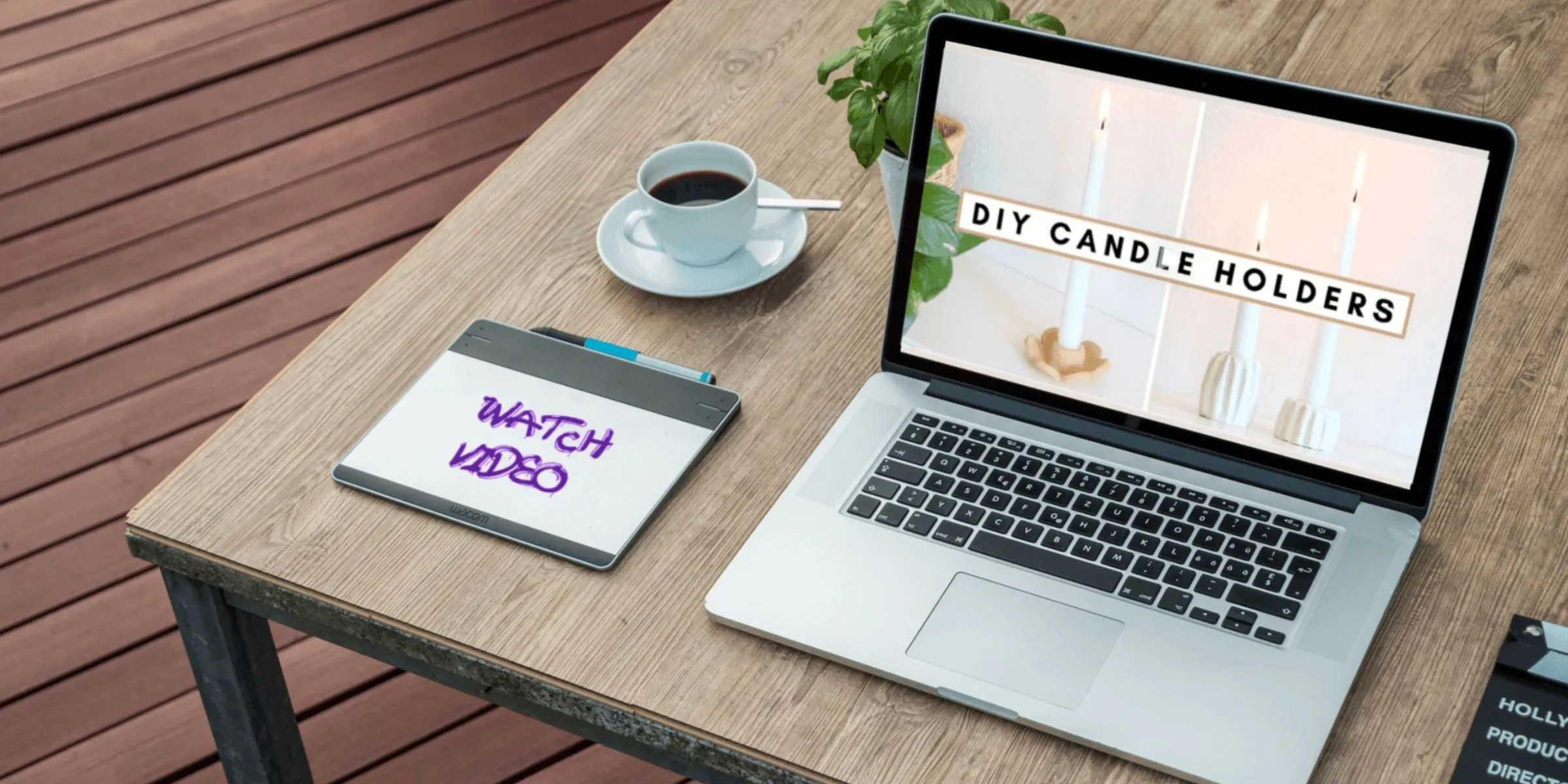 air dry candle holders video