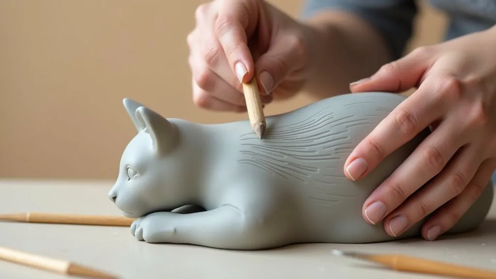 add intricate clay textures