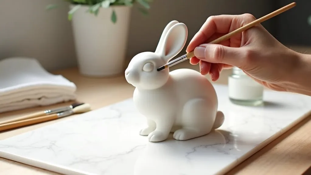 apply finish to sculpture