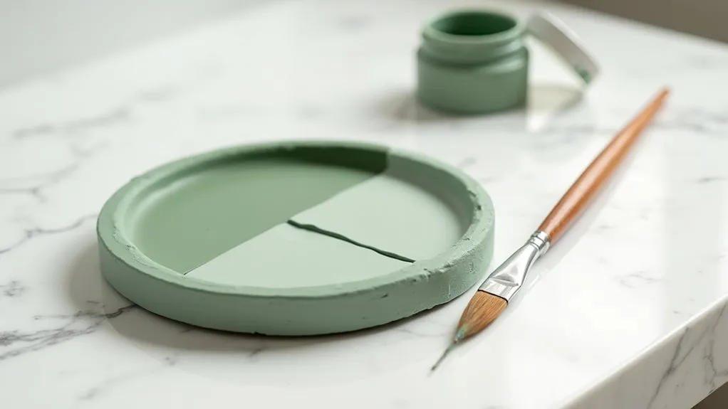 apply paint and seal