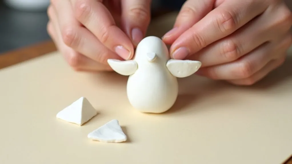 attach wings and base