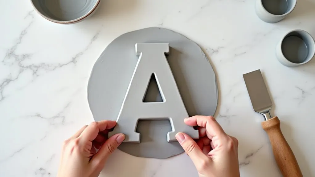 carefully shape letter form