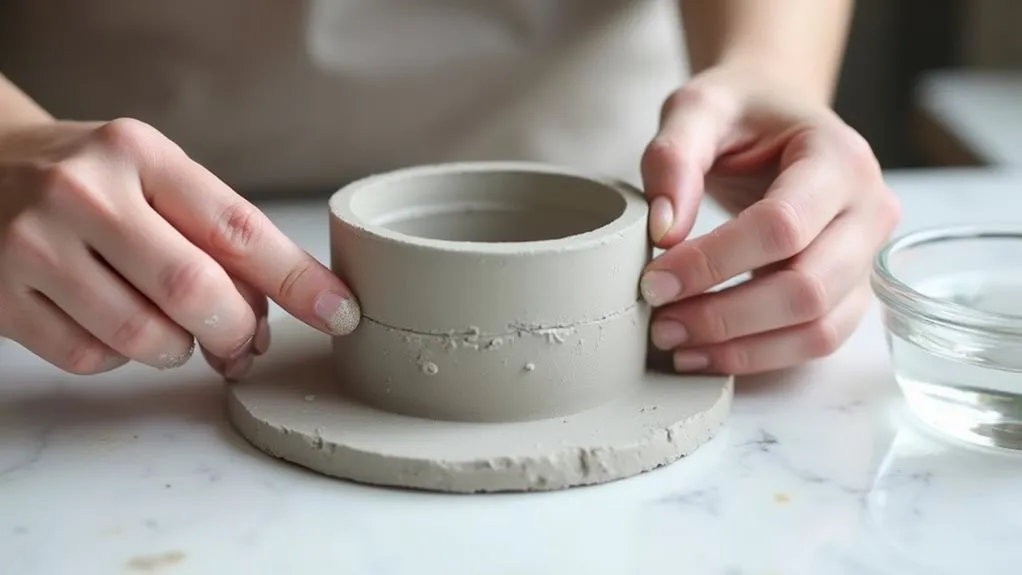 combine components using water