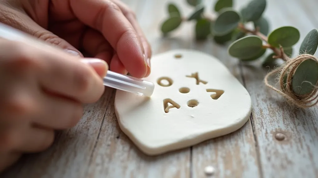 create holes using straw