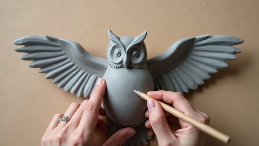 curved wing design elements