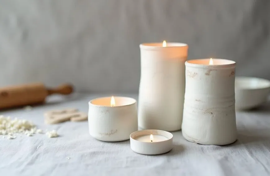 elegant candle display accessories