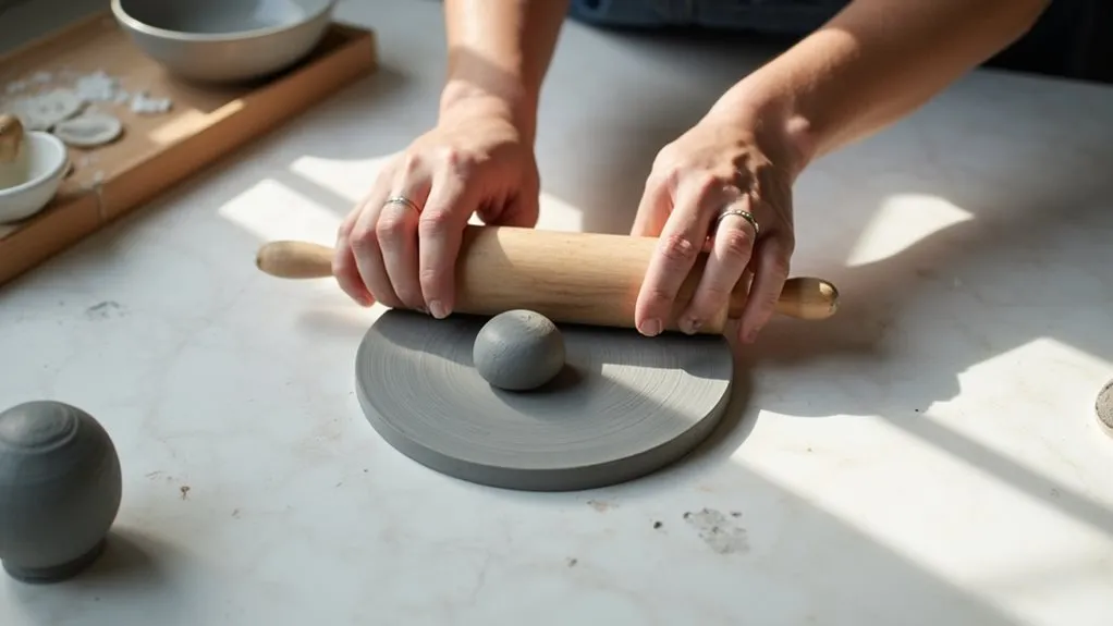 flatten dough into disc
