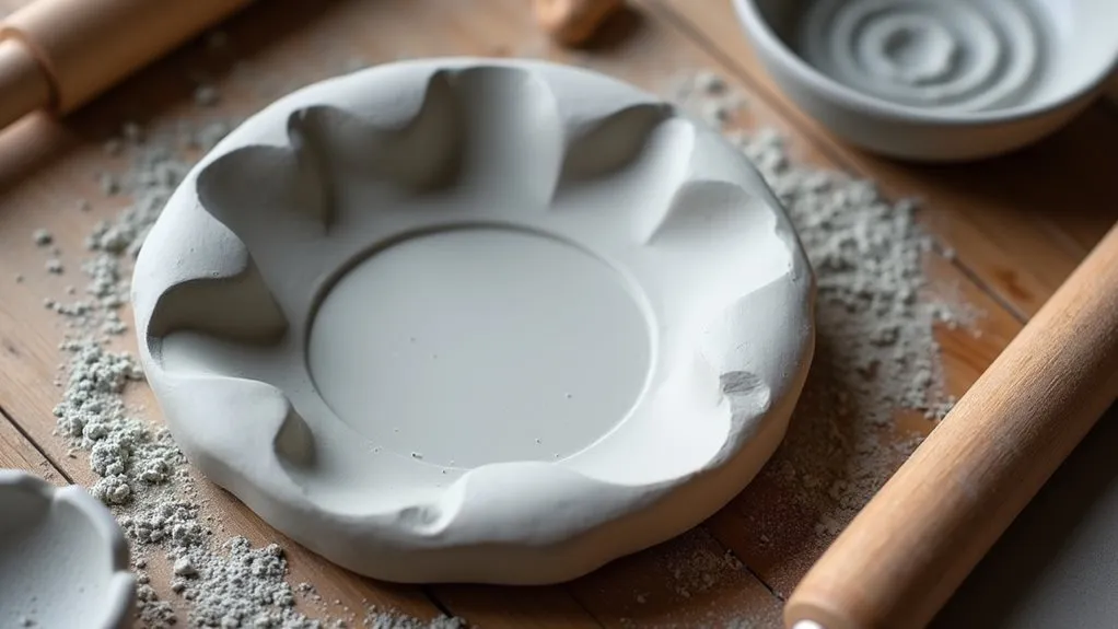 handcrafted air dry ashtray