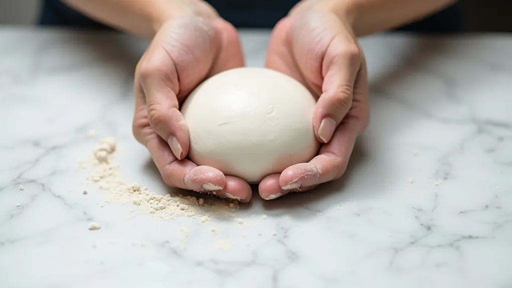 knead clay until smooth