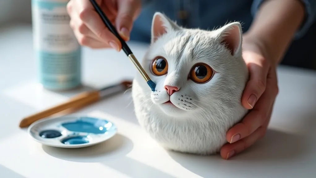 paint and seal sculpture