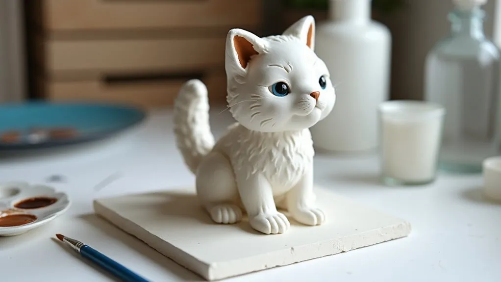 paint and seal sculpture