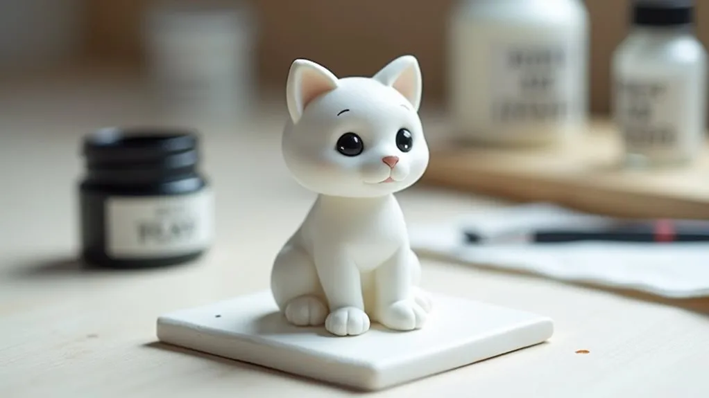 paint and seal sculpture