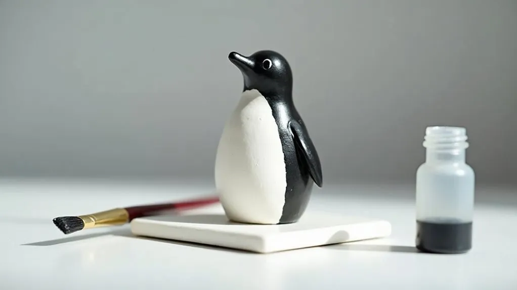 paint and seal sculpture