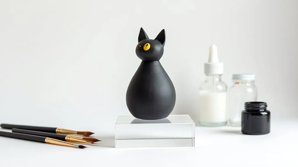 paint and seal sculpture