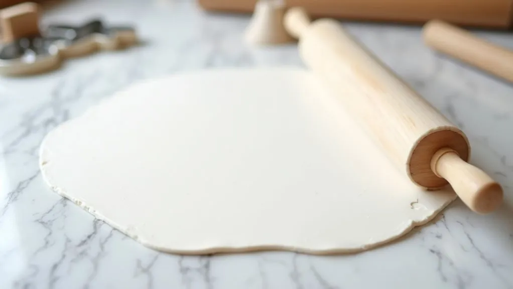 roll the clay smoothly