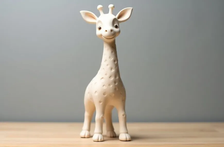 tall artistic giraffe figure