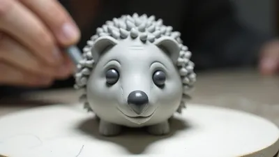 add facial features carefully